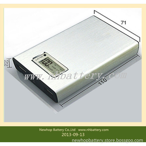 2013 New Portable Source 10000mAh Power Bank Portable Power Source, Mobile Power Source, Power Bank